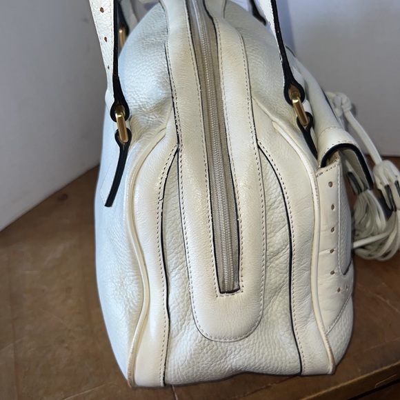 Vintage Sondra Roberts Leather Bowler Bag - Picture 8 of 10